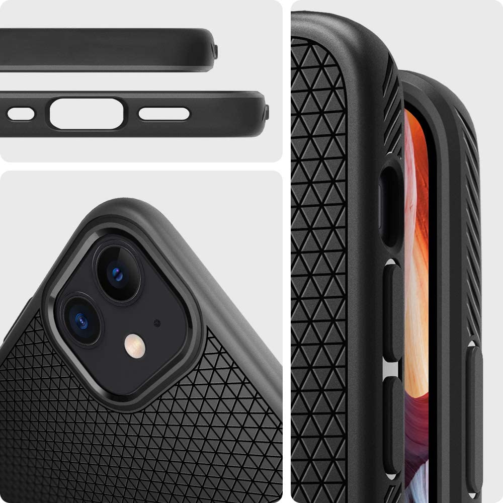 Oryginalne etui od marki Spigen z serii Liquid Air dla iPhone 12 Mini